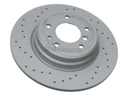 BMW Brake Disc Zimmermann Sport Z Cross Drilled 34216757749