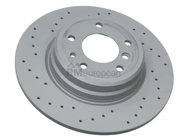 BMW Brake Disc Zimmermann Sport Z Cross Drilled 34216757749