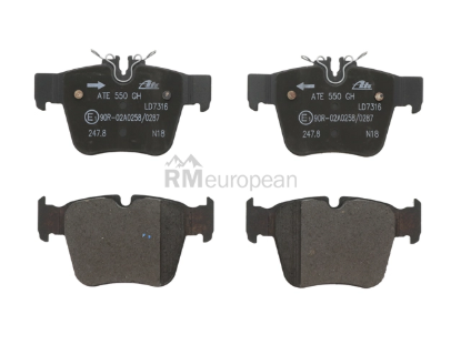 Mercedes Brake Pad Set ATE Ceramic 0004207803