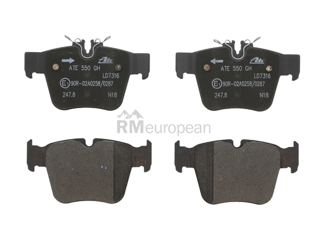 Mercedes Brake Pad Set ATE Ceramic 0004207803