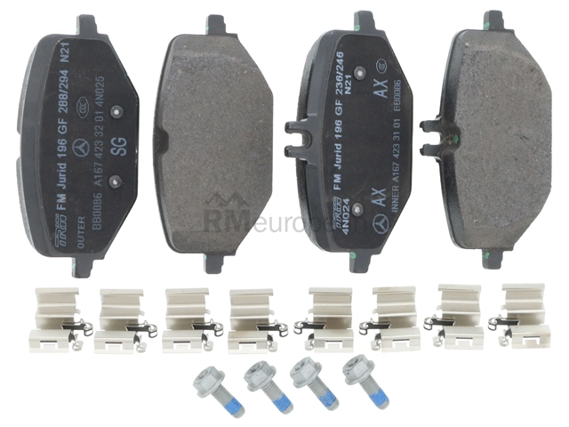 Mercedes Brake Pad Set Genuine Mercedes 0004207303