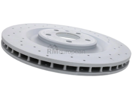 VW-Audi Brake Disc Zimmermann Sport Z Cross Drilled 4M0615601P