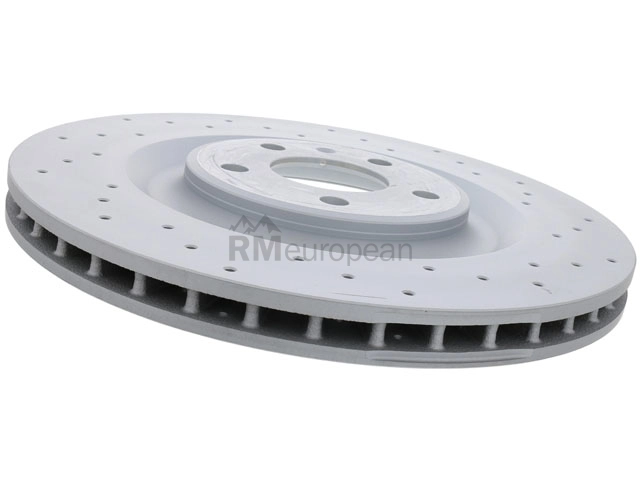 VW-Audi Brake Disc Zimmermann Sport Z Cross Drilled 4M0615601P