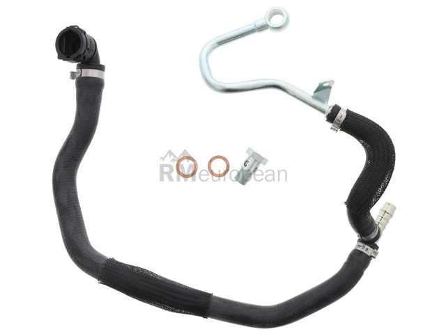 BMW Turbocharger Coolant Hose Rein Automotive 11537578687