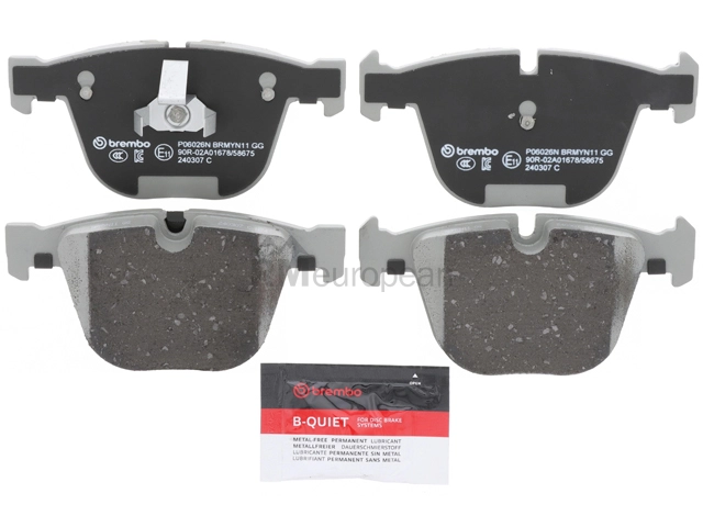 BMW Brake Pad Set Brembo Ceramic 34216857117