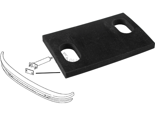 Porsche Bumper Shock Base Dansk Classic 91150531100
