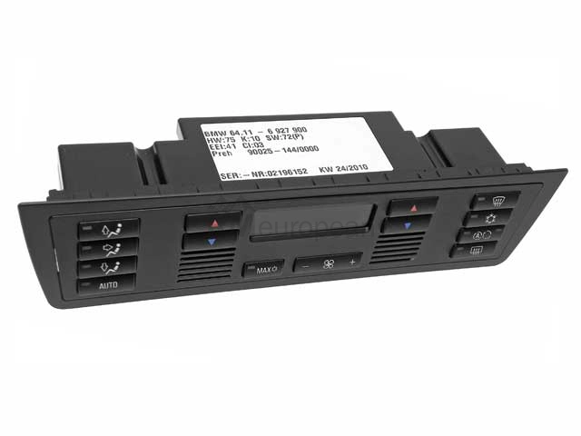 BMW Air Conditioning Control Genuine BMW 64116927900