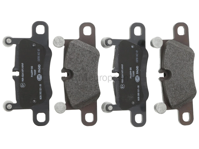 Brake Pad Set Hella Brake Systems 355021351