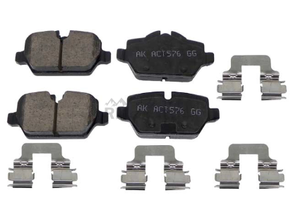 Mini Brake Pad Set Akebono Euro 34219808706