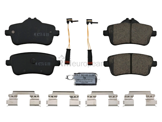Mercedes Brake Pad Set Akebono Euro 0074207720