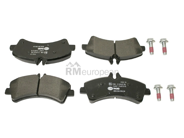 Dodge Brake Pad Set Hella Brake Systems 04862603AE