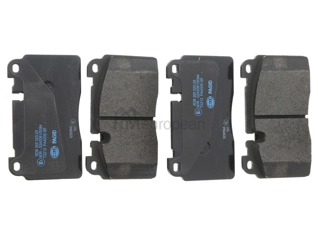 Porsche Brake Pad Set Hella Brake Systems 95B698151AM