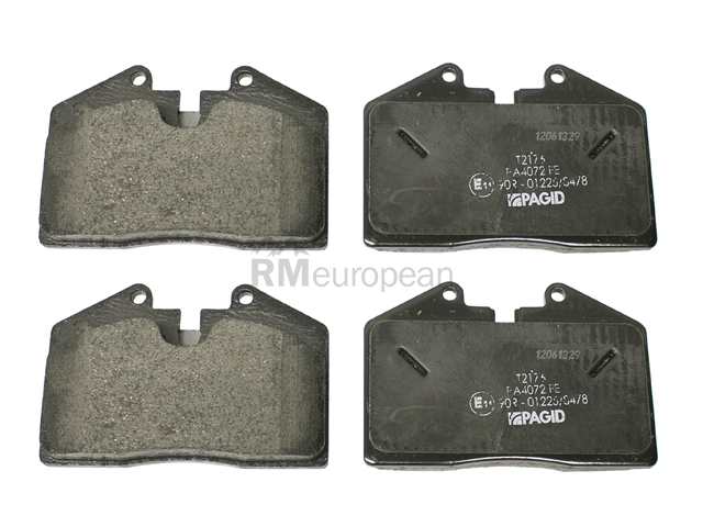 Porsche Brake Pad Set Hella Brake Systems 95135193909