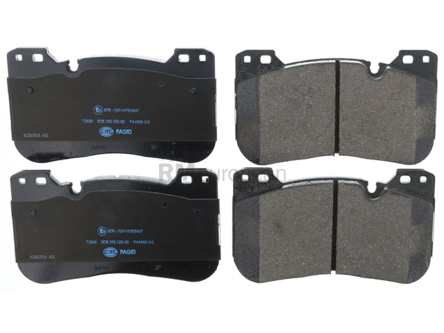 Brake Pad Set Hella Brake Systems 355025991