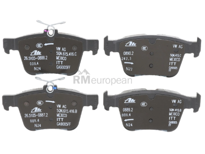 VW-Audi Brake Pad Set Genuine VW/Audi 3Q0698451S