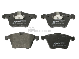Jaguar Brake Pad Set Hella Brake Systems C2D60654
