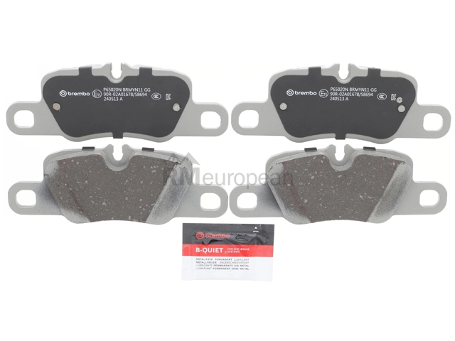 Porsche Brake Pad Set Brembo Ceramic 971698451L