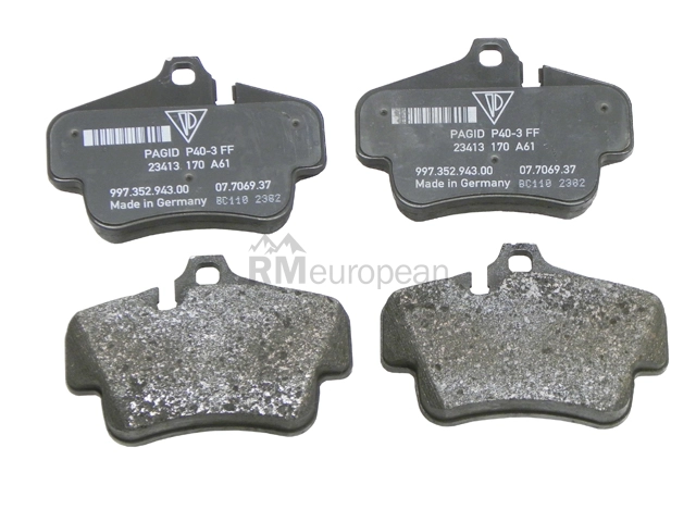 Porsche Brake Pad Set Genuine Porsche 982698451C