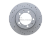 Porsche Brake Disc Zimmermann Sport Z Cross Drilled 96435104106