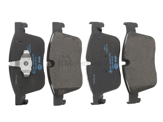 Brake Pad Set Hella Brake Systems 355024661