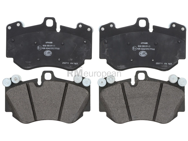 Porsche Brake Pad Set Hella Brake Systems 95535193954