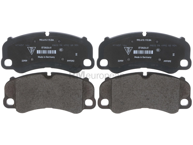 Porsche Brake Pad Set Genuine Porsche 992698151S