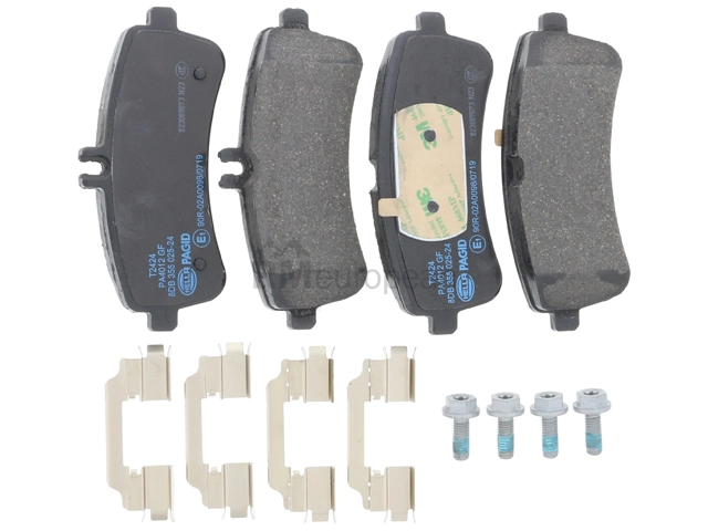 Mercedes Brake Pad Set Hella Brake Systems 0004204504