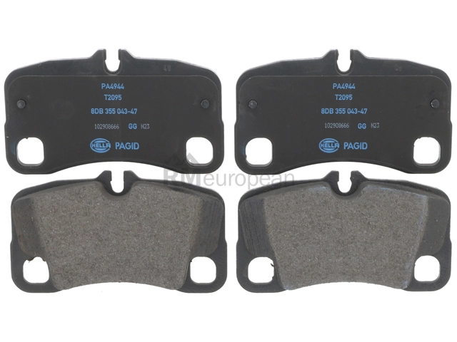 Porsche Brake Pad Set Hella Brake Systems 99735294906