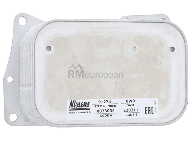 Mercedes Engine Oil Cooler Nissens 2781880401