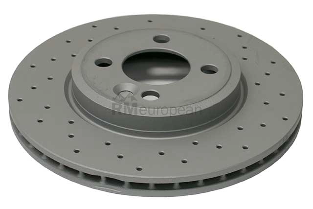 Mini Brake Disc Zimmermann Sport Z Cross Drilled 34116858651