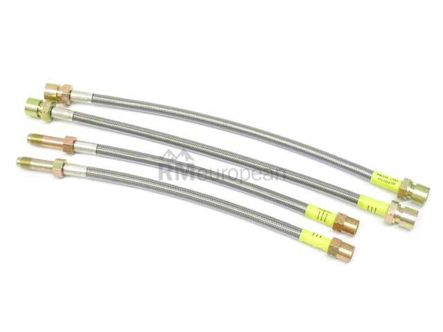 Porsche Brake Hose Set Troutman w/Jacket 995522107