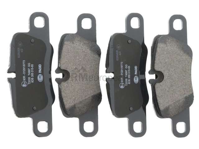 Porsche Brake Pad Set Hella Brake Systems 971698451L