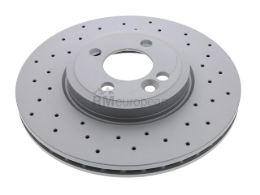 Mini Brake Disc Zimmermann Sport Z Cross Drilled 34116858652