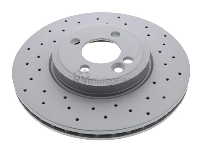Mini Brake Disc Zimmermann Sport Z Cross Drilled 34116858652