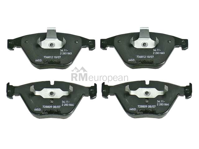 BMW Brake Pad Set Genuine BMW 34112283865