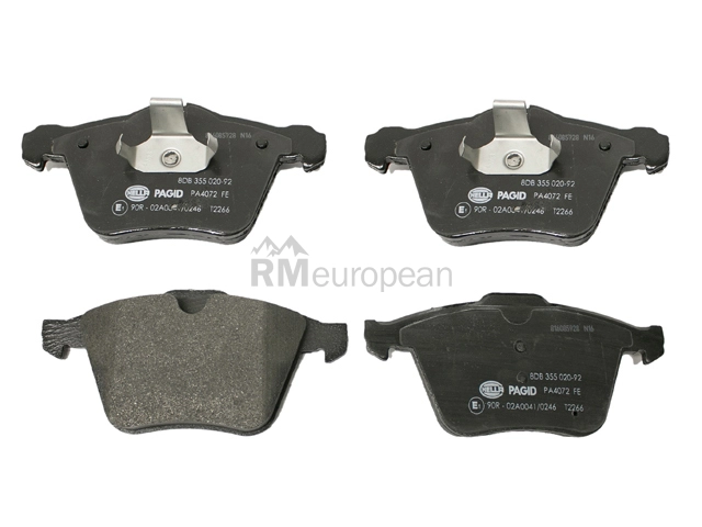 Jaguar Brake Pad Set Hella Brake Systems C2D60995