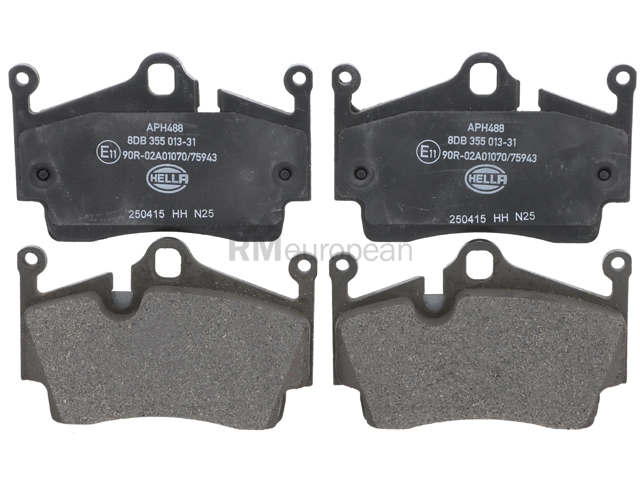 Porsche Brake Pad Set Hella Brake Systems 982698451B