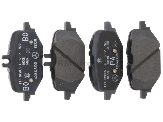 Mercedes Brake Pad Set Genuine Mercedes 0004201404