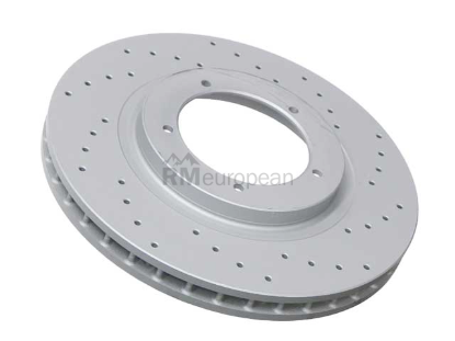 Porsche Brake Disc Zimmermann Sport Z Cross Drilled 95135104100