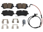 Brake Pad Set Akebono Euro EUR1692