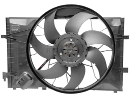 Mercedes Auxiliary Fan Assembly Genuine Mercedes 2035001693