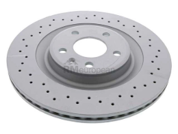 VW-Audi Brake Disc Zimmermann Sport Z Cross Drilled 8W0615601E