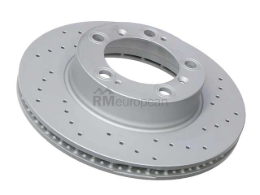 Porsche Brake Disc Zimmermann Sport Z Cross Drilled 98635140105