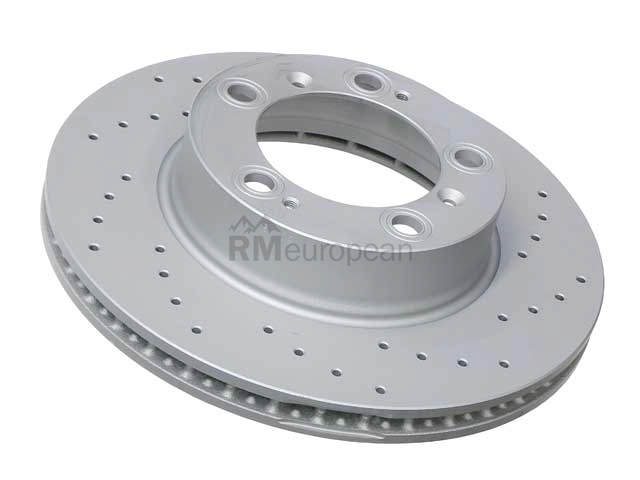 Porsche Brake Disc Zimmermann Sport Z Cross Drilled 98635140105