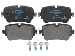 VW-Audi Brake Pad Set Hella Brake Systems 4M0698451BG
