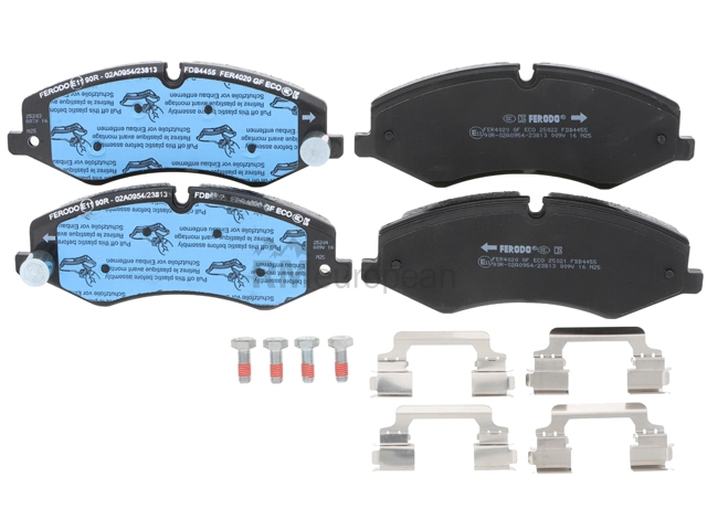 Land Rover Brake Pad Set Ferodo 614123463