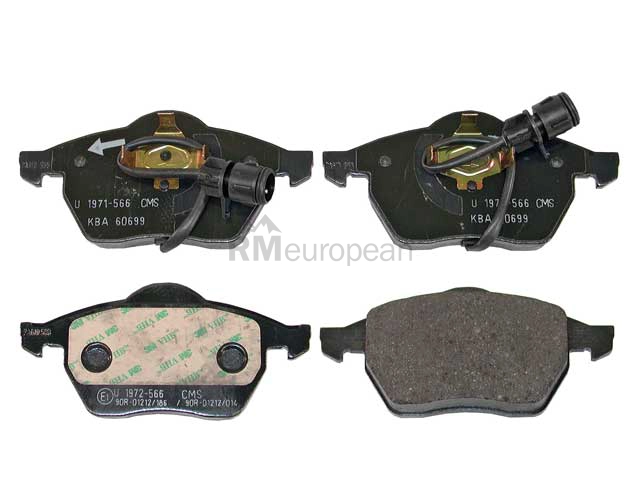 VW-Audi Brake Pad Set Hella Brake Systems 4D0698151J