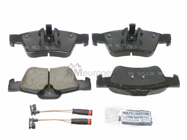 Mercedes Brake Pad Set Akebono Euro 1644202720