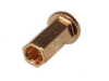 BMW Copper Flange Nut URO Parts 18407502196