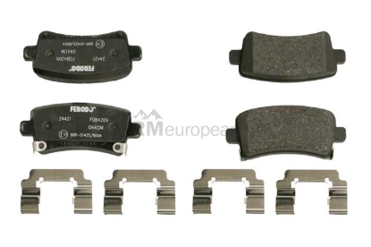 Saab Brake Pad Set Ferodo 39021483